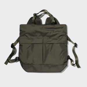 Tasky Uniqlo Utility 2-Way Bag Panske Olivovo Zelená Slovensko | P641429