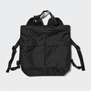Tasky Uniqlo Utility 2-Way Bag Panske Čierne Slovensko | M484868