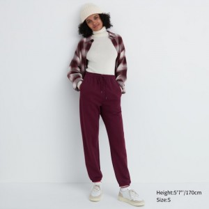 Teplakove Nohavice Uniqlo Damske Wine Slovensko | M905936
