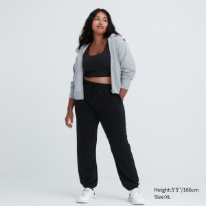 Teplakove Nohavice Uniqlo Damske Čierne Slovensko | W862845