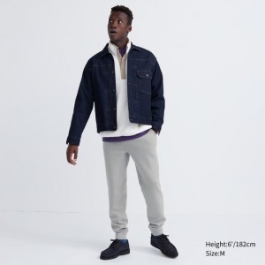 Teplakove Nohavice Uniqlo Dry Stretch Panske Svetlo Siva Slovensko | K144744