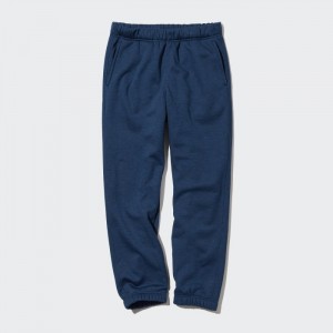 Teplakove Nohavice Uniqlo HEATTECH Pile-Podsite Panske Modre Slovensko | R040920