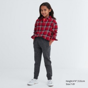 Teplakove Nohavice Uniqlo Ultra Stretch Dry Detske Tmavo Siva Slovensko | R563873