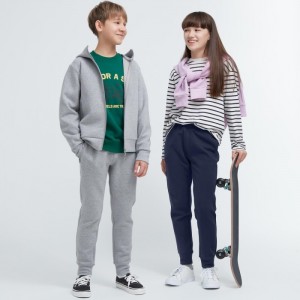 Teplakove Nohavice Uniqlo Ultra Stretch Dry Detske Siva Slovensko | Y670687