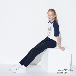 Teplakove Nohavice Uniqlo Ultra Stretch Dry Detske Námornícka Modrá Slovensko | Z852305