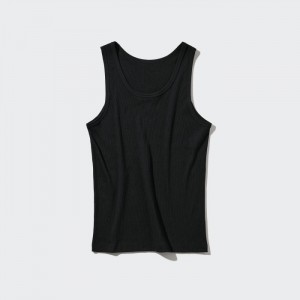 Tielko Uniqlo Dry Color Rebrovaný Damske Čierne Slovensko | V505049
