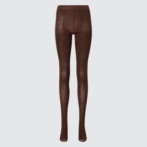 Pančuchové Nohavice Uniqlo HEATTECH Damske Hnede Slovensko | R373982