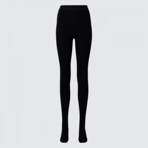 Pančuchové Nohavice Uniqlo HEATTECH Extra Warm Pile-Podsite Damske Čierne Slovensko | D224348