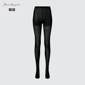 Pančuchové Nohavice Uniqlo HEATTECH Pletené (Sheer) Damske Čierne Slovensko | S134705