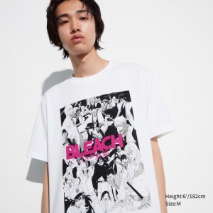 Tricko Grafika Uniqlo BLEACH: Thousand-Year Blood War UT (Kratke-Sleeve) Damske Biele Slovensko | K696865