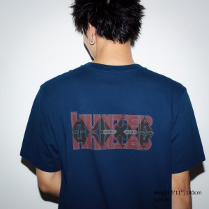 Tricko Grafika Uniqlo Hunter X Hunter UT (Kratke-Sleeve) Panske Námornícka Modrá Slovensko | L674871