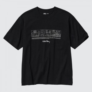 Tricko Grafika Uniqlo Keith Haring UT (Kratke Sleeve) Panske Čierne Slovensko | P543275
