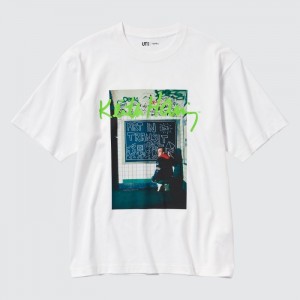Tricko Grafika Uniqlo Keith Haring UT (Kratke Sleeve) Panske Biele Slovensko | M769634