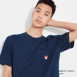 Tricko Grafika Uniqlo MAGIC FOR ALL FOREVER UT (Kratke-Sleeve) Panske Modre Slovensko | P998288
