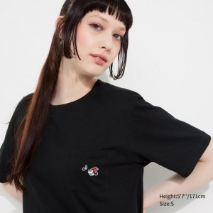 Tricko Grafika Uniqlo MAGIC FOR ALL FOREVER UT (Kratke-Sleeve) Damske Čierne Slovensko | B717827