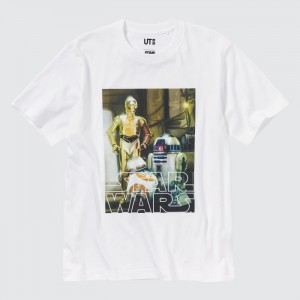 Tricko Grafika Uniqlo MAGIC FOR ALL FOREVER UT (Kratke-Sleeve) Damske Biele Slovensko | I115474