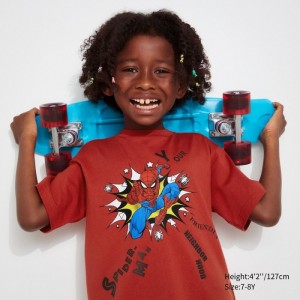 Tricko Grafika Uniqlo MAGIC FOR ALL FOREVER UT (Kratke-Sleeve) Detske Červené Slovensko | V872324