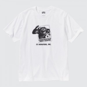 Tricko Grafika Uniqlo MAGIC FOR ALL FOREVER UT (Kratke-Sleeve) Damske Biele Slovensko | O455049