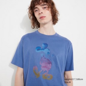 Tricko Grafika Uniqlo MAGIC FOR ALL FOREVER UT (Kratke-Sleeve) Panske Modre Slovensko | C205408