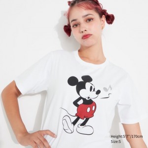 Tricko Grafika Uniqlo MAGIC FOR ALL FOREVER UT (Kratke-Sleeve) Damske Biele Slovensko | F420831