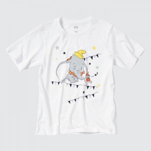Tricko Grafika Uniqlo Magic For All Classics Kratke-Sleeve UT Damske Biele Slovensko | N262902