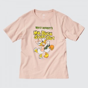Tricko Grafika Uniqlo Magic For All Classics Kratke-Sleeve UT Damske Ruzove Slovensko | H078803