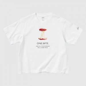 Tricko Grafika Uniqlo Magic For All Favorites UT (Kratke-Sleeve) Damske Biele Slovensko | N969243