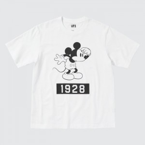 Tricko Grafika Uniqlo Magic For All Favorites UT (Kratke-Sleeve) Damske Biele Slovensko | G499712