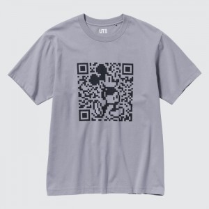 Tricko Grafika Uniqlo Mickey Stands UT (Kratke Sleeve) Damske Siva Slovensko | U704124