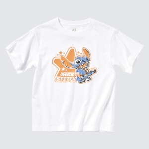 Tricko Grafika Uniqlo Podkategória UT (Kratke-Sleeve) Detske Biele Slovensko | K330798