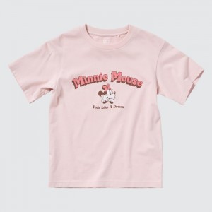 Tricko Grafika Uniqlo Podkategória UT (Kratke-Sleeve) Detske Ruzove Slovensko | D096888