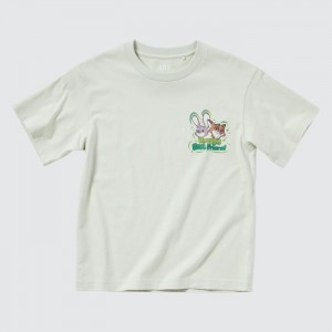 Tricko Grafika Uniqlo Podkategória UT (Kratke-Sleeve) Detske Svetlo Zelene Slovensko | M110419