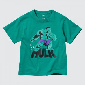 Tricko Grafika Uniqlo UTGP2023: MAGIC FOR ALL UT (Kratke-Sleeve) (Ryota Makishita) Detske Zelene Slovensko | L485547