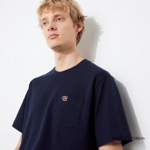 Tricko Grafika Uniqlo UT Archive UT (Kratke-Sleeve) (Keith Haring) Panske Námornícka Modrá Slovensko | J658958