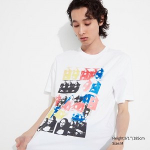 Tricko Grafika Uniqlo UT Archive UT (Kratke-Sleeve) (Andy Warhol) Panske Biele Slovensko | T267876