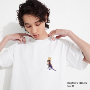 Tricko Grafika Uniqlo UT Archive UT (Kratke-Sleeve) (Jean-Michel Basquiat) Panske Biele Slovensko | F489389