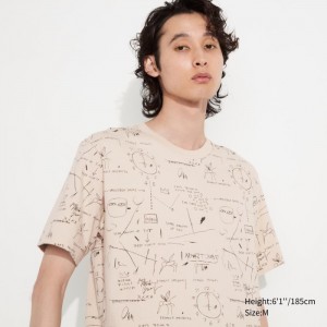 Tricko Grafika Uniqlo UT Archive UT (Kratke-Sleeve) (Jean-Michel Basquiat) Panske Natural Slovensko | A062244