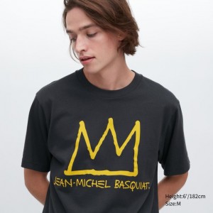 Tricko Grafika Uniqlo UT Archive UT (Kratke Sleeve) (Jean-Michel Basquiat) Damske Tmavo Siva Slovensko | X182991