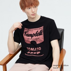 Tricko Grafika Uniqlo UT Archive UT (Kratke Sleeve) (Andy Warhol) Damske Čierne Slovensko | B936443