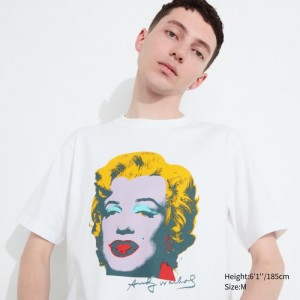 Tricko Grafika Uniqlo UT Archive UT (Kratke-Sleeve) (Andy Warhol) Panske Biele Slovensko | X593752