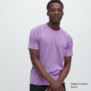 Tricko Uniqlo DRY-EX Crew Neck Kratke-Sleeve Panske Nachový Slovensko | R416424
