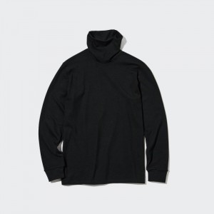Tricko Uniqlo HEATTECH Ultra Warm Turtleneck (2022 Edition) Panske Čierne Slovensko | V961182