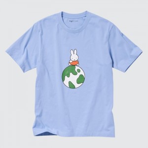 Tricko Uniqlo PEACE FOR ALL Kratke-Sleeve Grafika (Dick Bruna) Panske Modre Slovensko | B382551