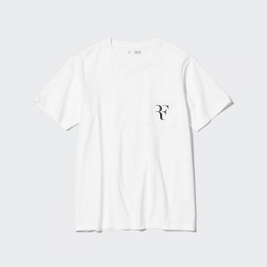 Tricko Uniqlo RF Kratke-Sleeve Grafika Damske Biele Slovensko | K366463